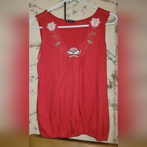 VINTAGE Embroidered Boho Top